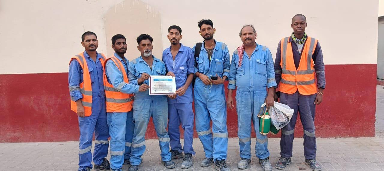 August75 HSE Team UAE project